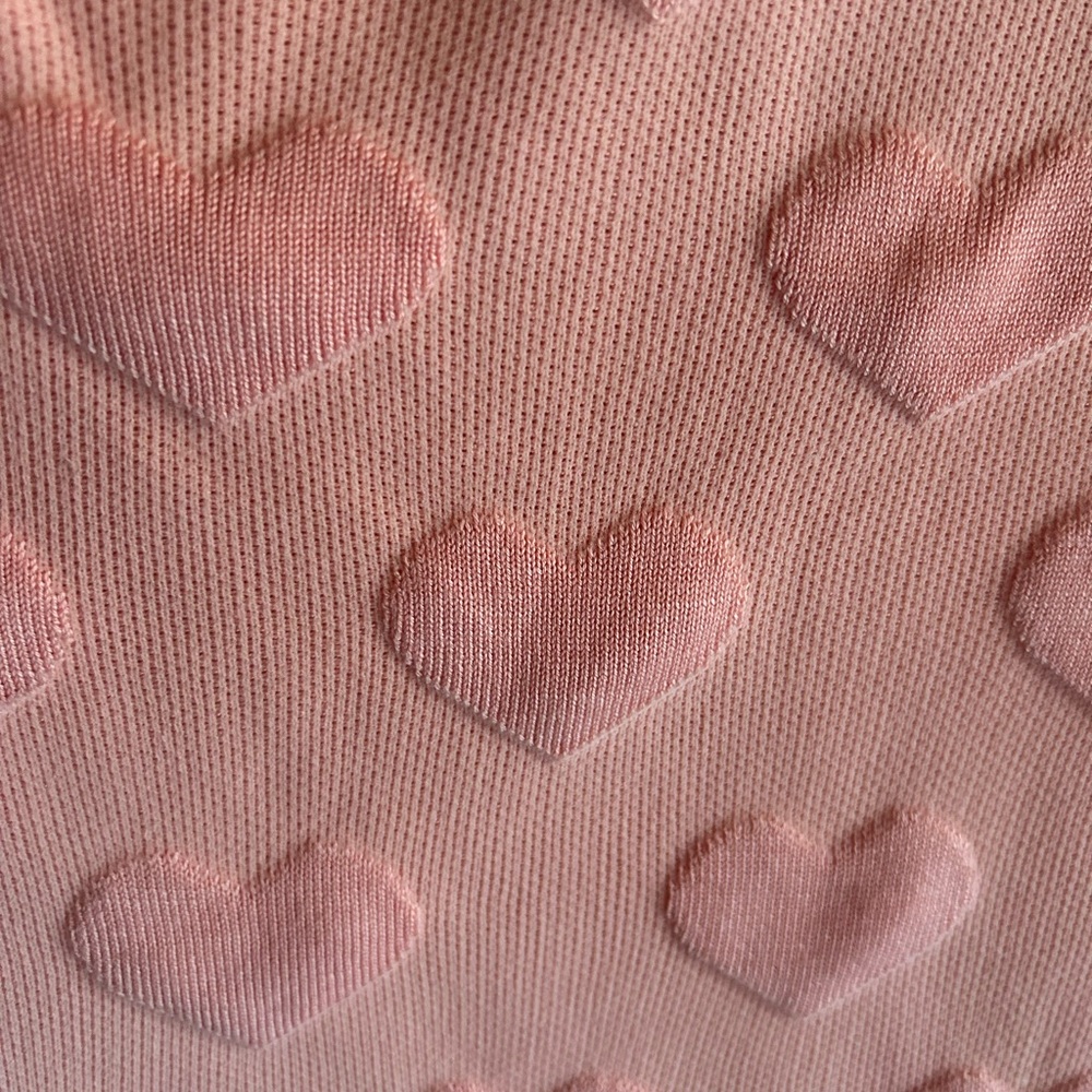Pink Heart Pattern Sweater - Picture 2 of 7